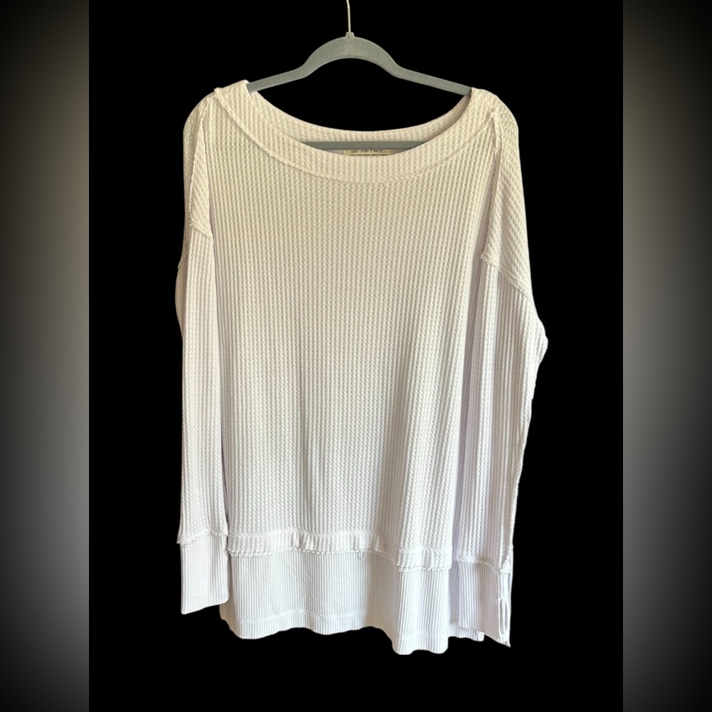 Free People White Long Sleeve Top - Picture 2 of 11